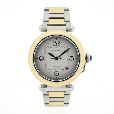 Image 1 of Cartier Pasha De Cartier W2PA0009; 18k gold/steel men's watch