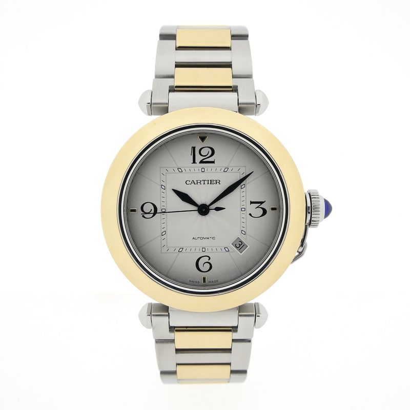 Image 1 of Cartier Pasha De Cartier W2PA0009; 18k gold/steel men's watch