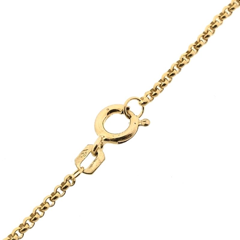 Image 5 of Gold jasseron link chain | 45 cm