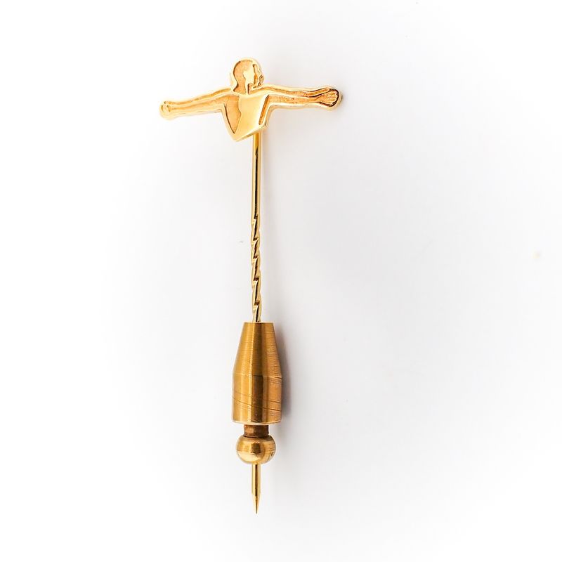 Image 1 of Gold lapel pin; Akzonobel