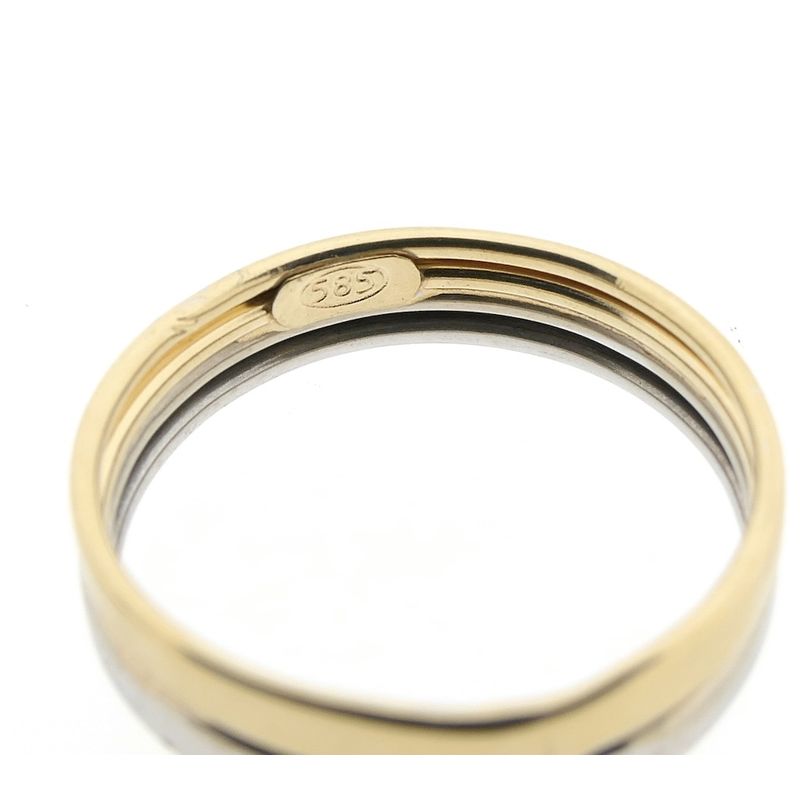 Image 5 of Two-tone gold ring
