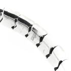 Image 7 of Leo Pizzo white gold 'Serpentine' cuff bracelet with diamonds; Size XS