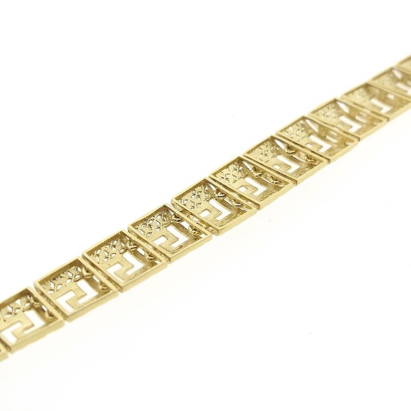 Image 7 of 18K Gold Meander Necklace | 47 cm