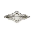 Image 11 of Vintage/antique brooch with milk stone; Filigree technique
