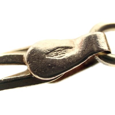 Image 2 of Two-tone gold men's necklace.