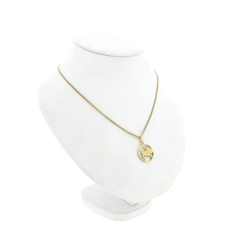 Image 7 of Gold Taurus Zodiac Pendant