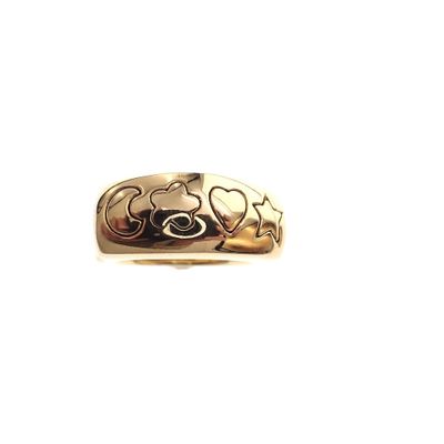 Image 2 of 18 carat gold ring; Fope