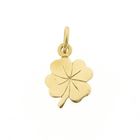 Image 1 of Gold pendant of a four-leaf clover