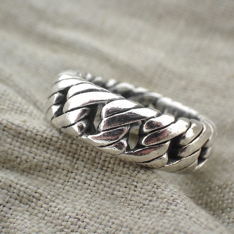 Image 7 of Silver Buddha to Buddha ring