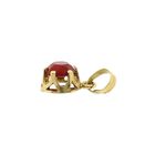 Image 10 of 14K Gold Pendant with Carnelian