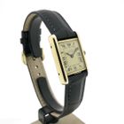 Image 3 of Cartier Tank Vermeil 3 096505; Vintage mechanisch dames horloge