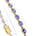 Image 3 of Gold bracelet with amethyst | 18.5 cm