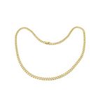 Image 4 of Gold gourmet link chain | 52 cm