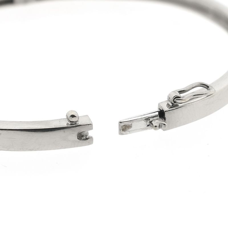 Image 7 of White gold bangle with 0.30 ct. diamonds | Ø 54.3 mm
