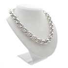 Image 3 of Silver robust jasseron necklace | 45 cm