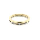 Image 3 of Two-tone gold ring with diamonds; 0.18 ct.