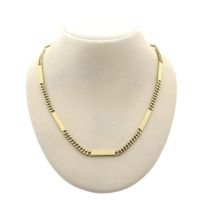 Solid gold gourmet link chain