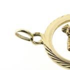 Image 5 of Gold zodiac sign pendant; Pisces