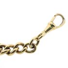 Image 6 of Solid vintage gold watch chain; Chatelaine (for a pocket watch)