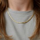 Image 8 of Golden fantasy link chain | 47 cm