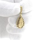 Image 9 of Gold pendant with elegant engraving