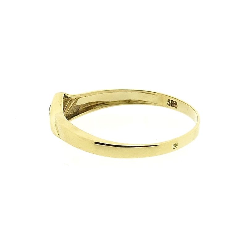Image 7 of Gold ring with diamond | 0.005 ct.