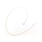 Image 3 of Silver gourmet link chain (suitable for a pendant) | 38 cm