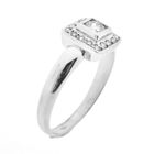 Image 1 of 18 carat white gold ring with 0.36 ct. diamonds.