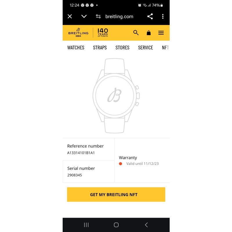 Image 16 of Breitling 'Navitimer 8' A13314; Automatic Chronograph Men's Watch