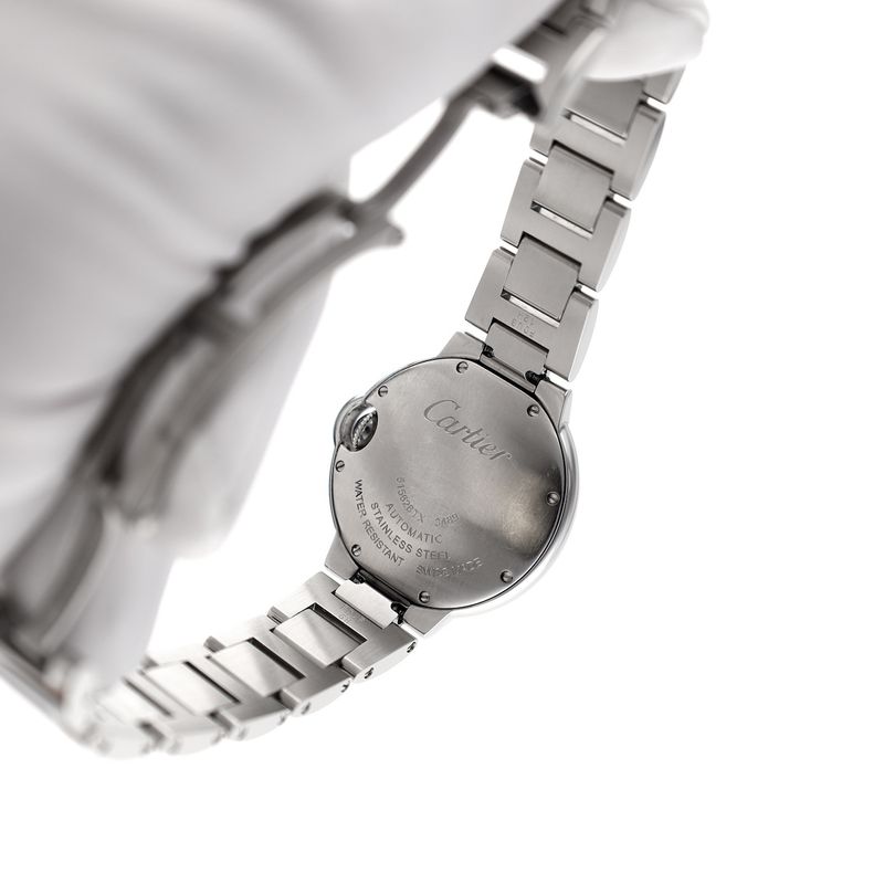 Image 15 of Cartier Ballon Bleu 33mm 3489 / W4BB0021; Automatic women's watch with diamonds