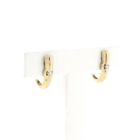 Image 3 of Gold stud earrings with diamond 0.06 ct.