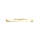 Image 9 of Vintage Gold Brooch with Cultured Pearls