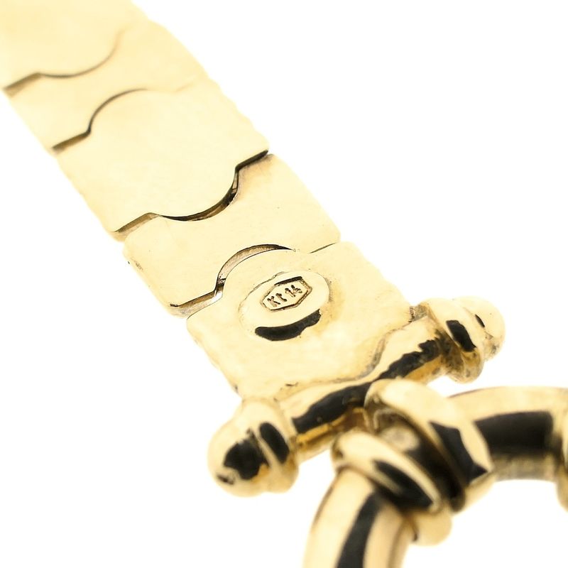 Image 6 of Two-tone gold fantasy link necklace