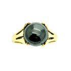 Image 2 of Gold ring with hematite