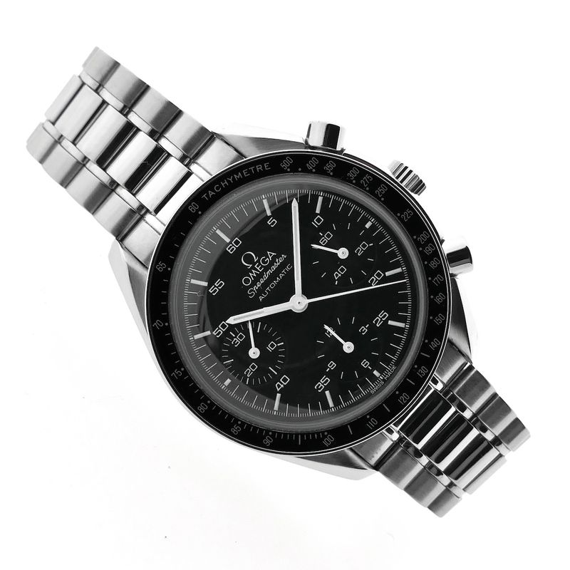 Image 15 of Omega Speedmaster Reduced; Automatic Chronograph watch