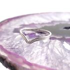 Image 5 of Silver V-shaped ladies ring