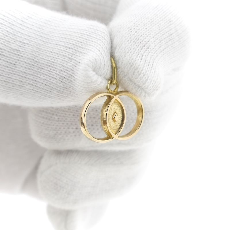 Image 9 of Golden subtle pendant; Connectedness