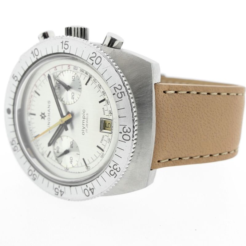 Image 13 of Junghans Olympic; Vintage chronograph men's watch