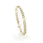 Image 1 of 8 carat Figaro link bracelet