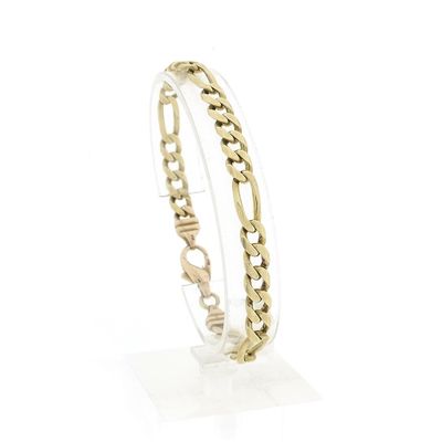 8 carat Figaro link bracelet Image 1 of 8 carat Figaro link bracelet