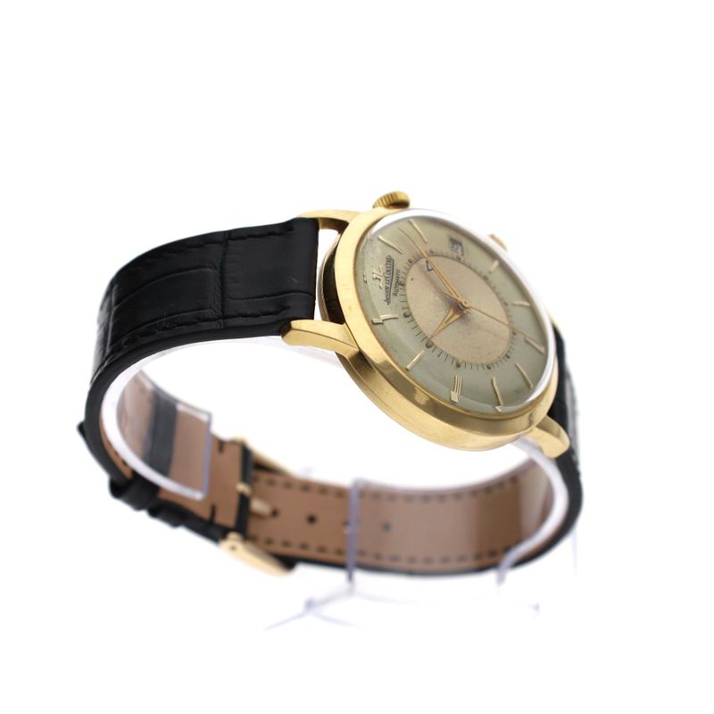Afbeelding 8 van Jaeger LeCoultre Memovox Ref. 855; Vintage 18k. Gouden Heren Horloge