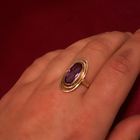 Image 4 of Gold ring with amethyst | Vintage