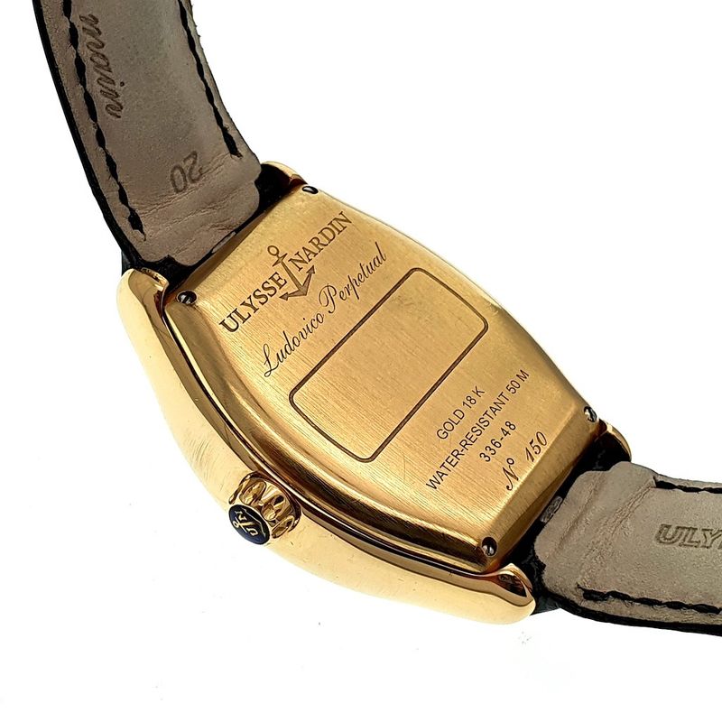 Image 5 of Ulysse Nardin Ludovico; 18k rose gold men's watch with perpetual calendar