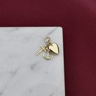 Image 6 of Golden Faith, Hope and Love Pendant