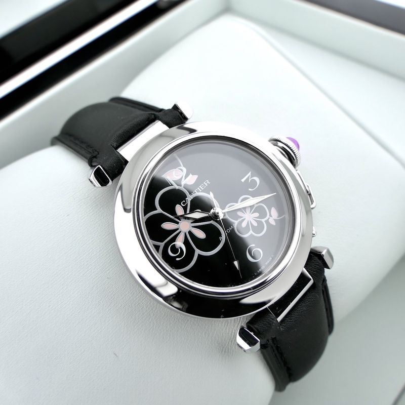 Image 11 of Cartier Pasha Automatic 'Flower Dial' 2324; Automatic watch