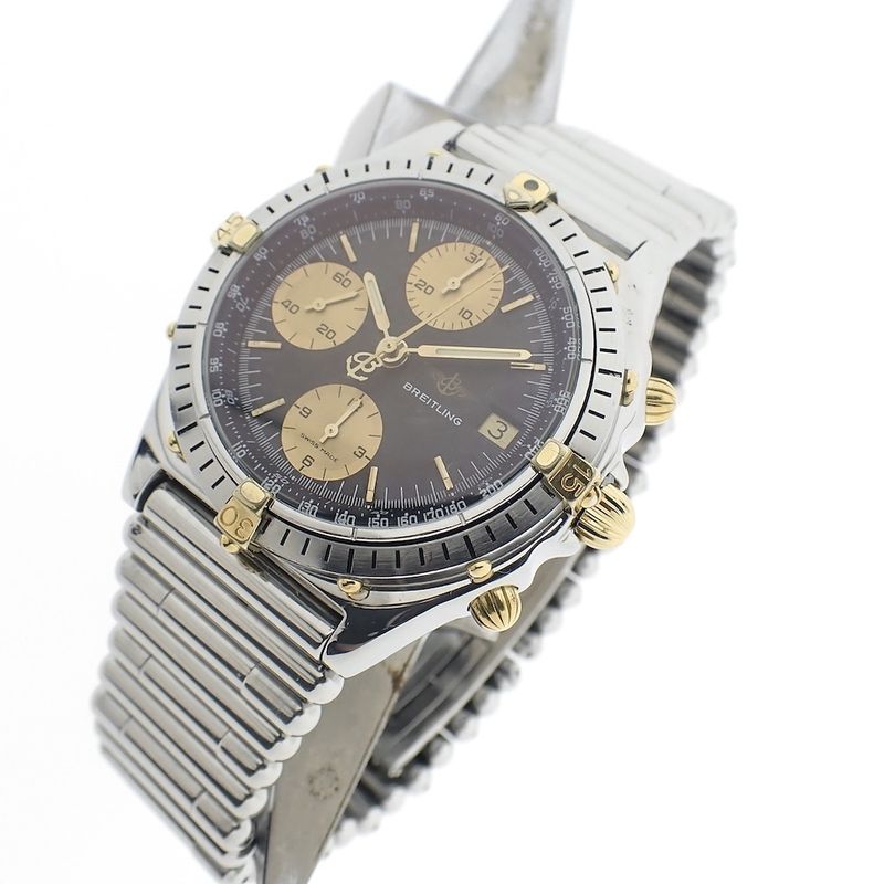 Image 3 of Breitling Chronomat Chronograph; Men's watch on a roulleaux strap