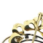 Image 6 of Two-tone gold floral brooch with diamonds