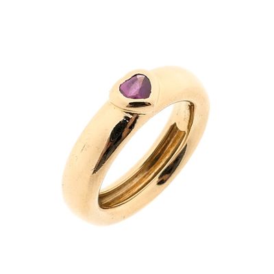 Image 1 of Gold ring with pink tourmaline; Tiffany & Co
