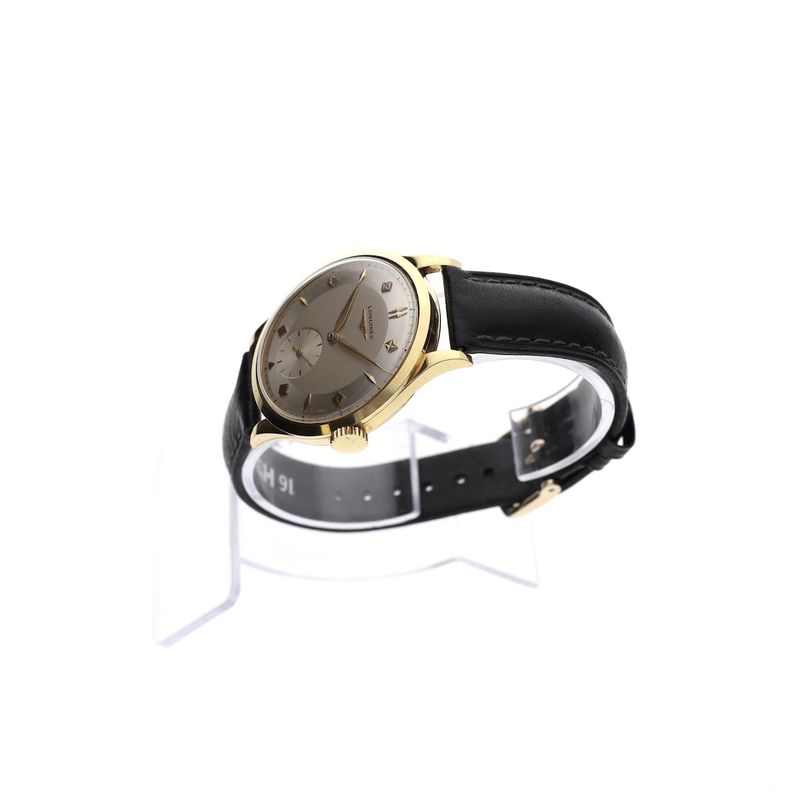 Image 8 of Longines Classic ref. 6055; Vintage 18k gold watch from 1958