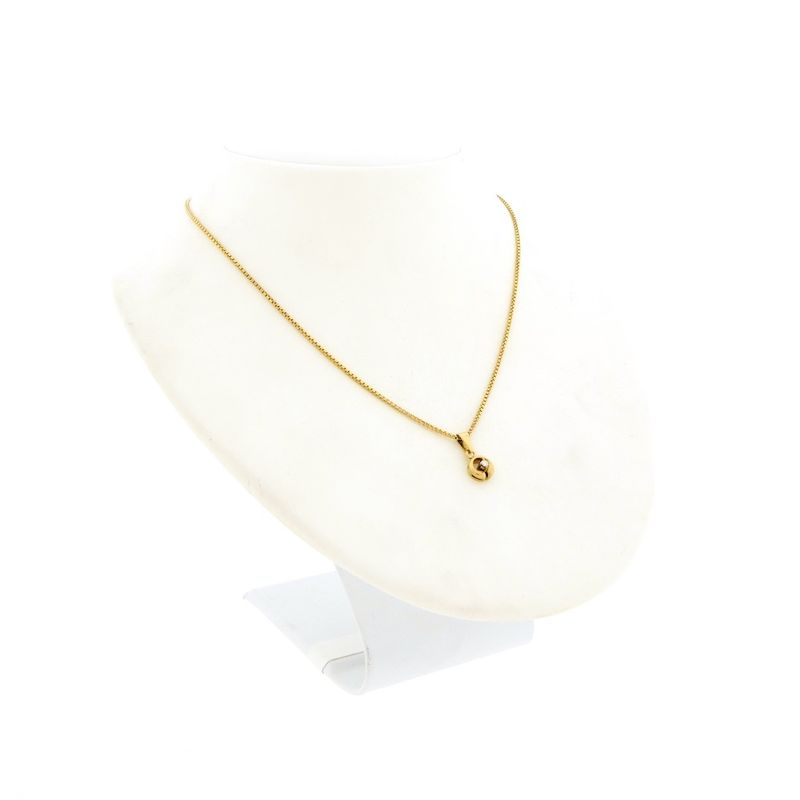 Image 5 of Gold pendant with diamond | 0.03 ct.